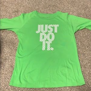 Lime Green Nike 3/4 Sleeve